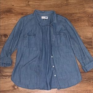 Old Navy “Denim” Button Down Top